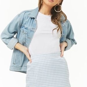Forever 21 Mini Skirt- Houndstooth